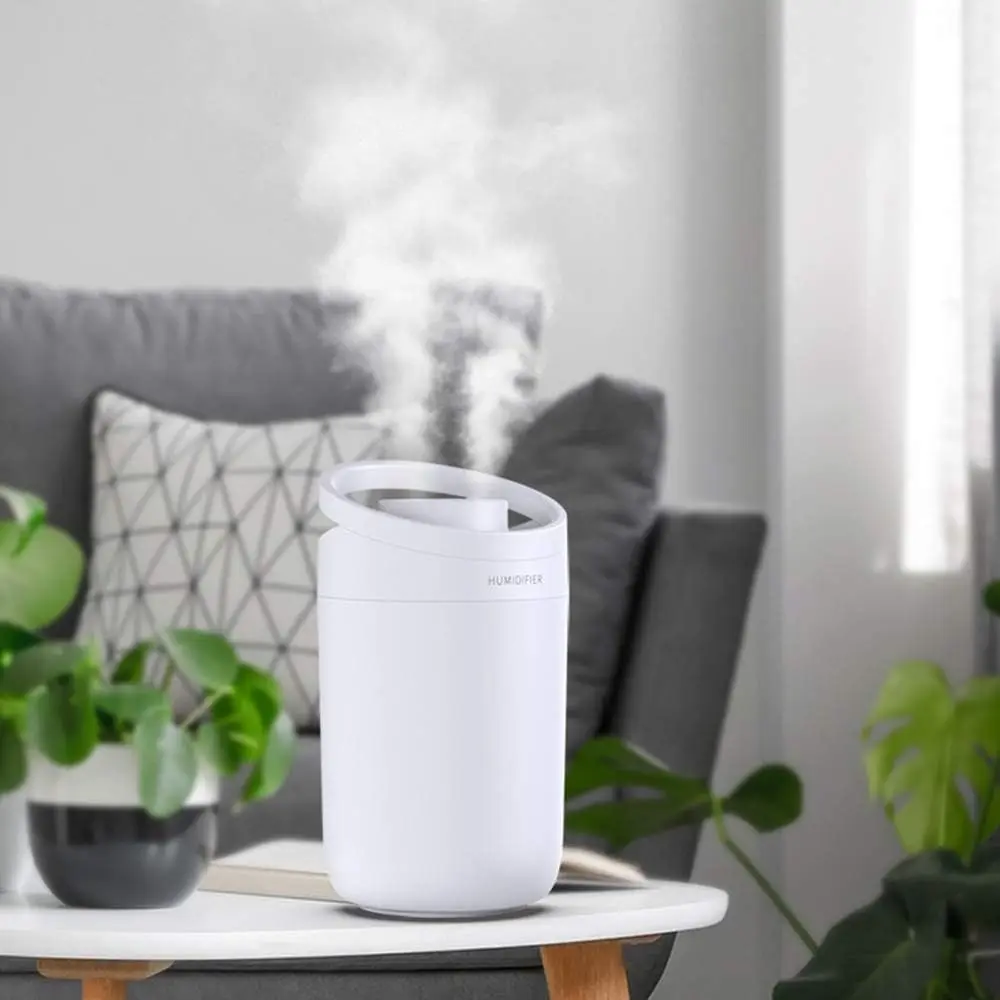 

Humidificadores 3L, humidificador de aire fresco silencioso de 30 dB para el hogar del dormitorio, oficina, 2 boquillas, 3 modo