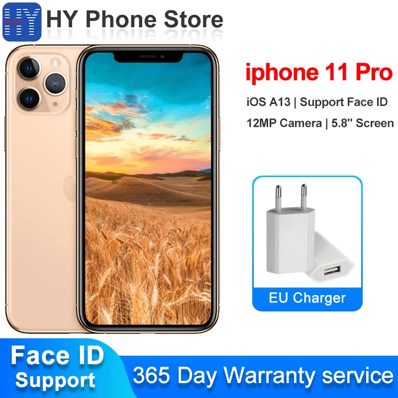 Разблокированный смартфон Apple iPhone 11 Pro 64 ГБ A13 Bionic chip камера 12 МП экран 5 8 дюйма