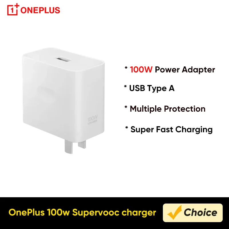 Быстрое Зарядное Устройство Oneplus Supervooc 100 Вт USB Type-A