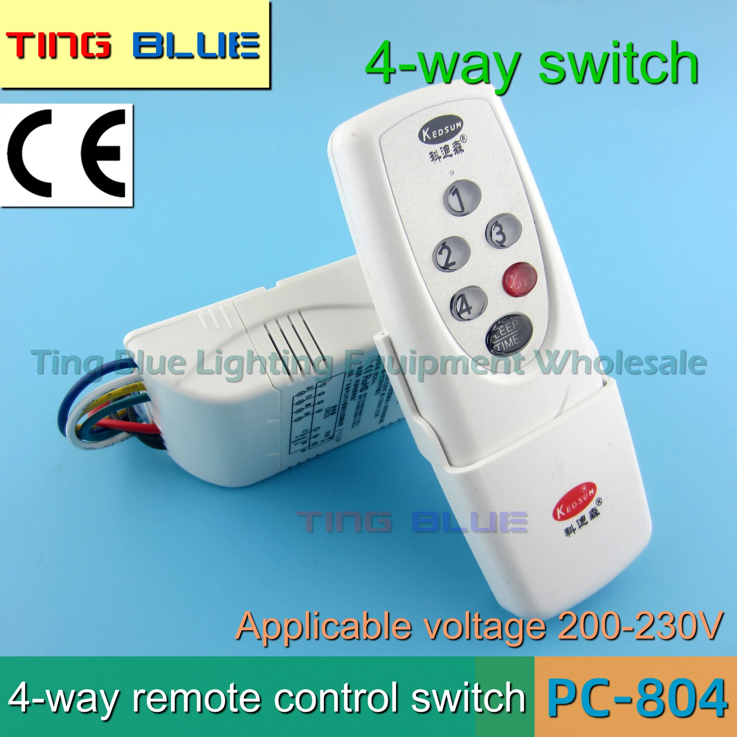 

RGB-контроллер Codizon TB-TC801/PC802/803/804 синего цвета 220В