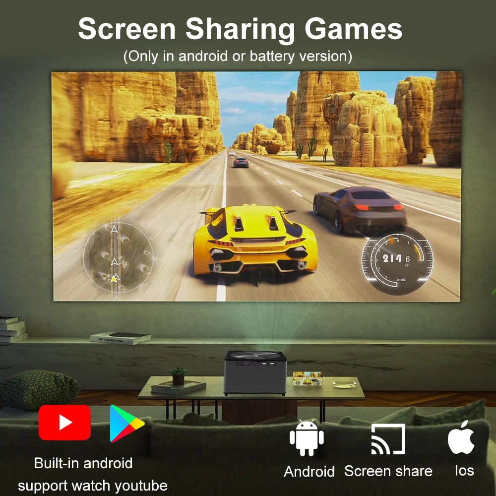 Портативный мини-проектор Vivicine K3 Full HD Wi-Fi Android 1920x1080P
