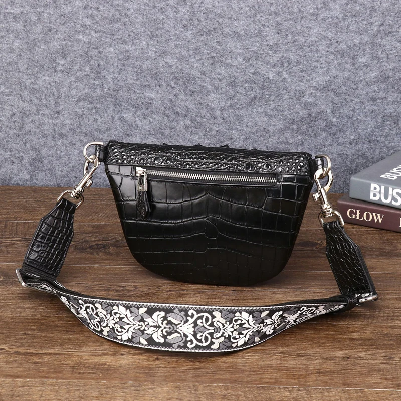 Новая натуральная кожаная сумка из натуральной кожи Мужская нагрудная с