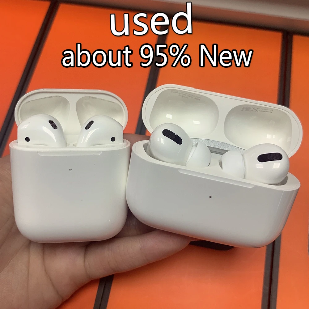 Фото Оригинальные беспроводные Bluetooth-наушники Apple Airpods Pro 3, активное шумоподавление и чехол для зарядки для IPhone iPad №1