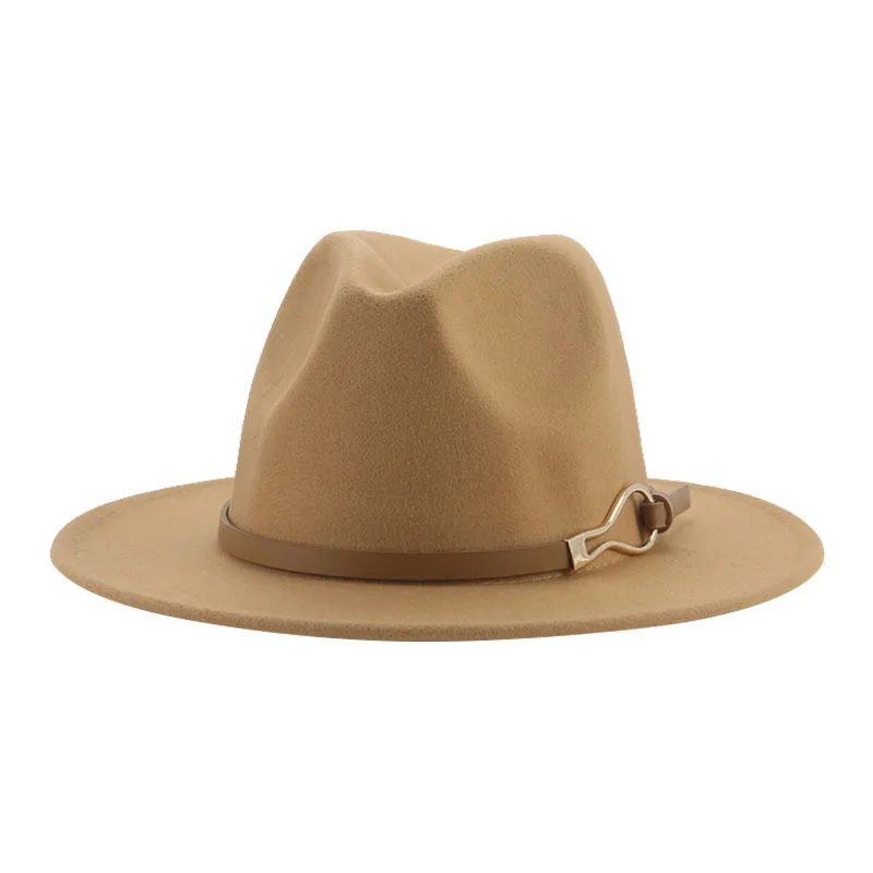 

Fashion Winter Fedora Hats Party Church Derby Top Panama Felt For Men Women Jazz Cap Sombreros De MujerHat