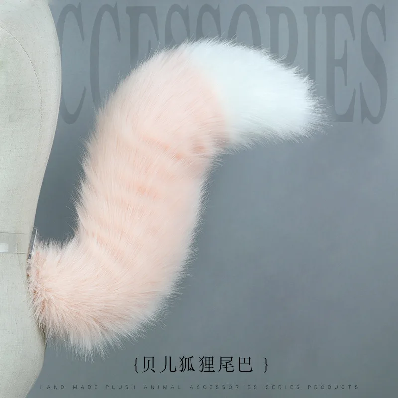 

Lolita Hand Made LOL Golden Red Fox Ear Wolves and Cats Fox Ear Hair Hoop Headwear Tail for Girl Women High Quality Hairbands