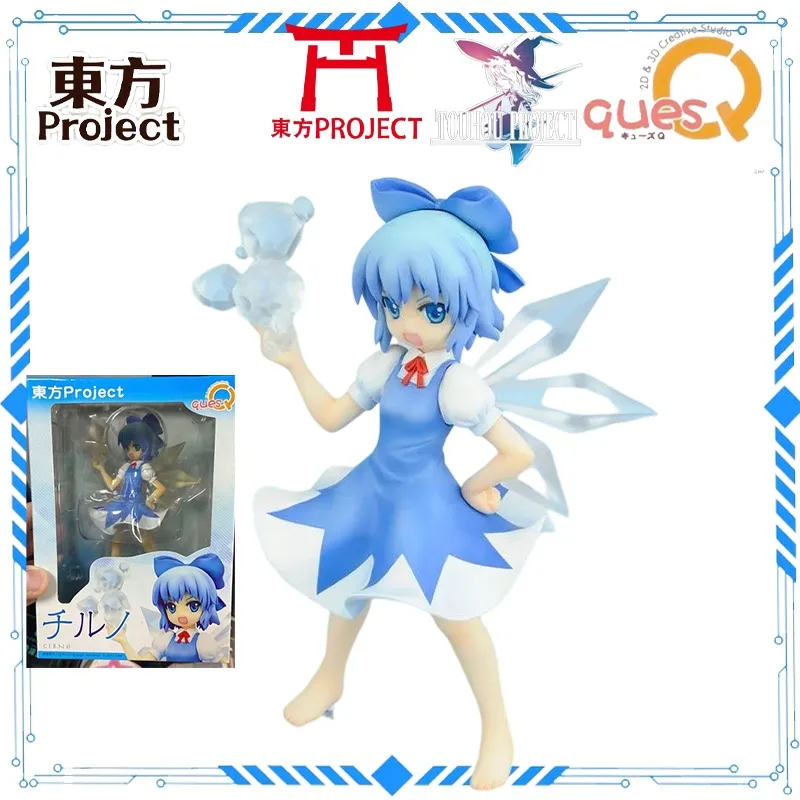 Фото Оригинальная аутентичная фигурка QuesQ из Touhou Project/Мория Сува́ко/Чирно Чируно, масштаб 1/8, готовая модель аниме-куклы, ручная работа, игрушка, статуэтка, подарок. №3