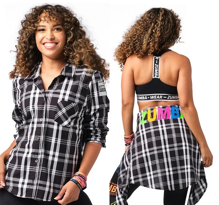 

Новые рубашки женская одежда Zumba фитнес ZW zumba майка 2573