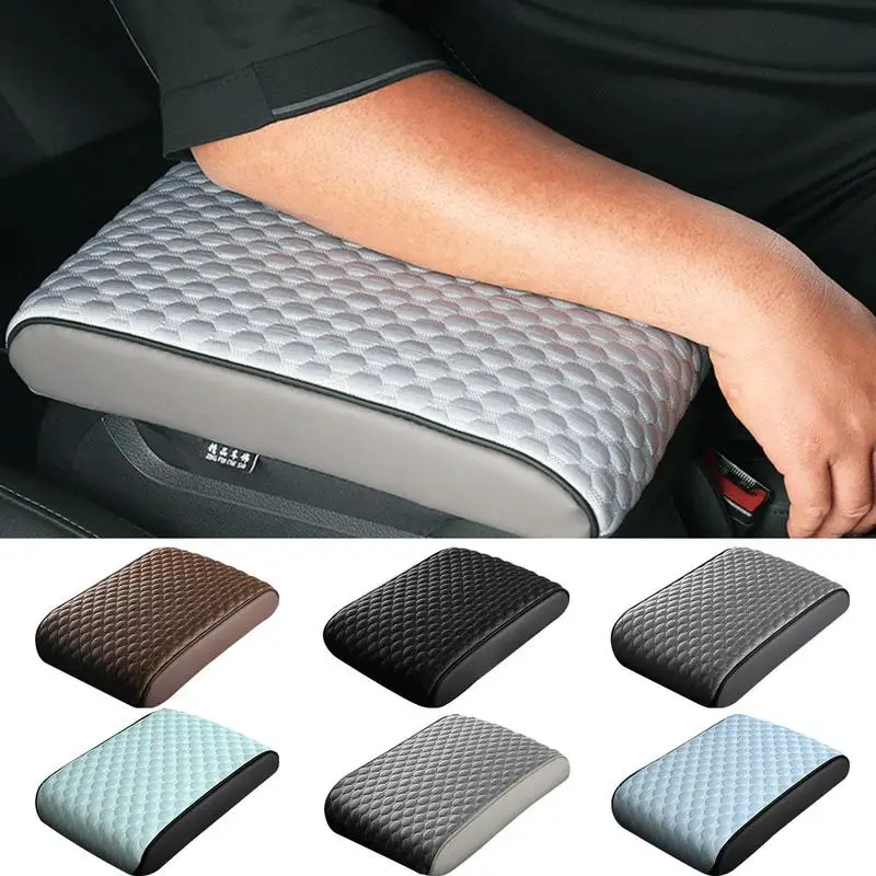 

Leather Car Armrest Pad Anti-fouling Cushion Cover Armrest Protector Auto Center Console Storage Box Mats Vehicle Accessories