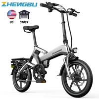 zhengbu 48v 400w electric bike 100km distance 12 8ah lg battery folding ebike led display waterproof electric bicycle us stock