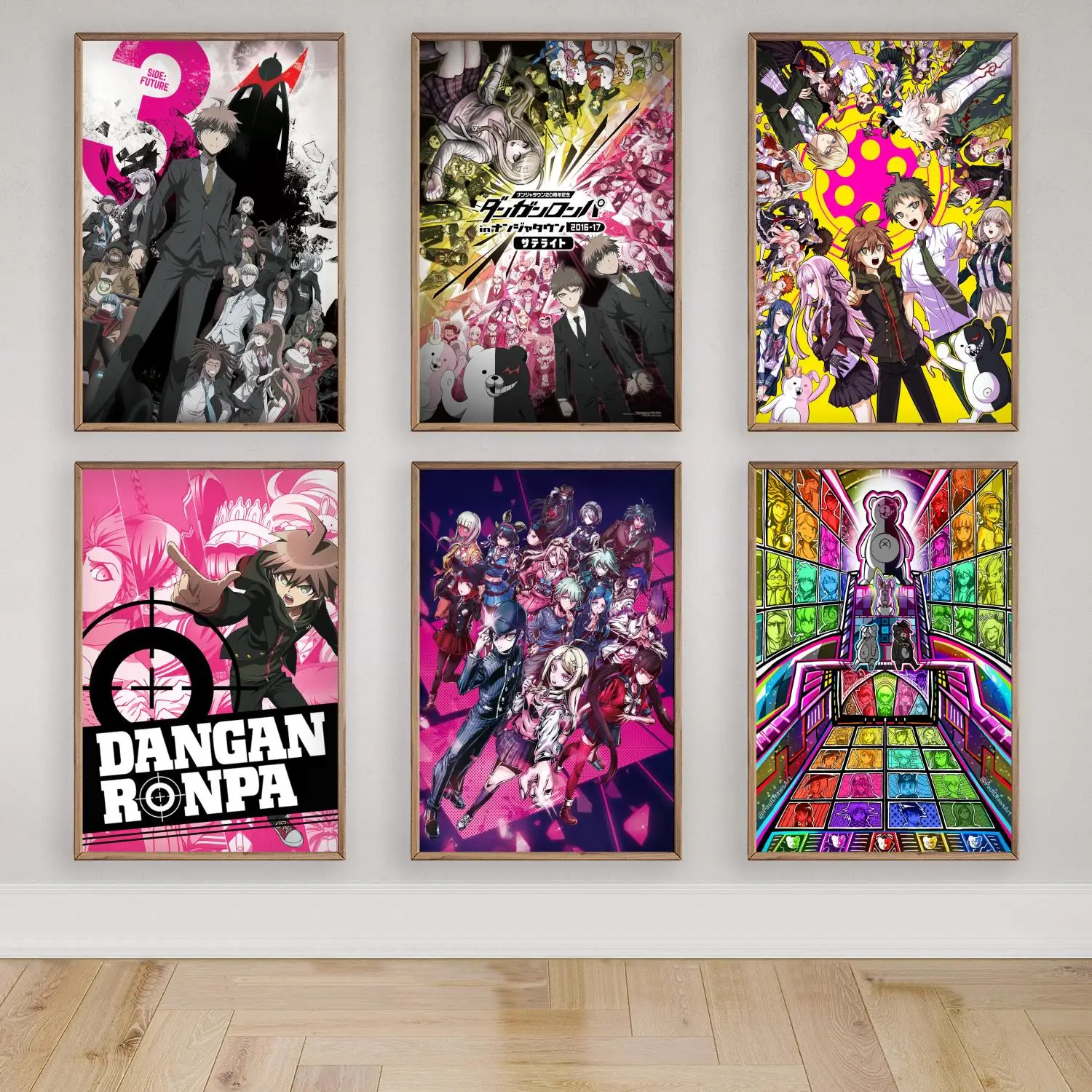 Danganronpa Canvas Art Poster и настенное искусство картина с принтом современный семейный