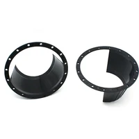 2pcs 6 5 inch car door audio speaker ring plates waterproof cover rust protector pad universal replacement parts