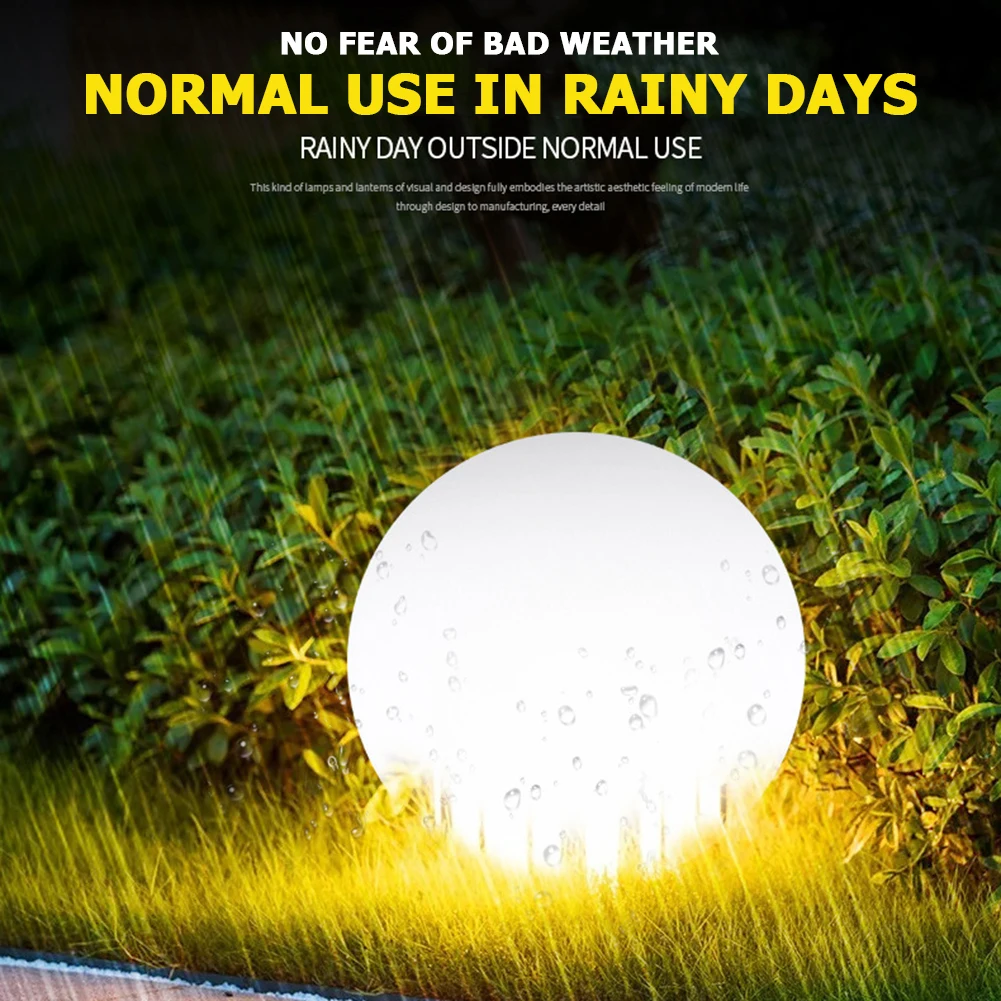 

Waterproof Patio Lawn Decor Lamp Wedding Home Outdoor Decorations USB Rechargeable LED Outdoor Garden Ball Light