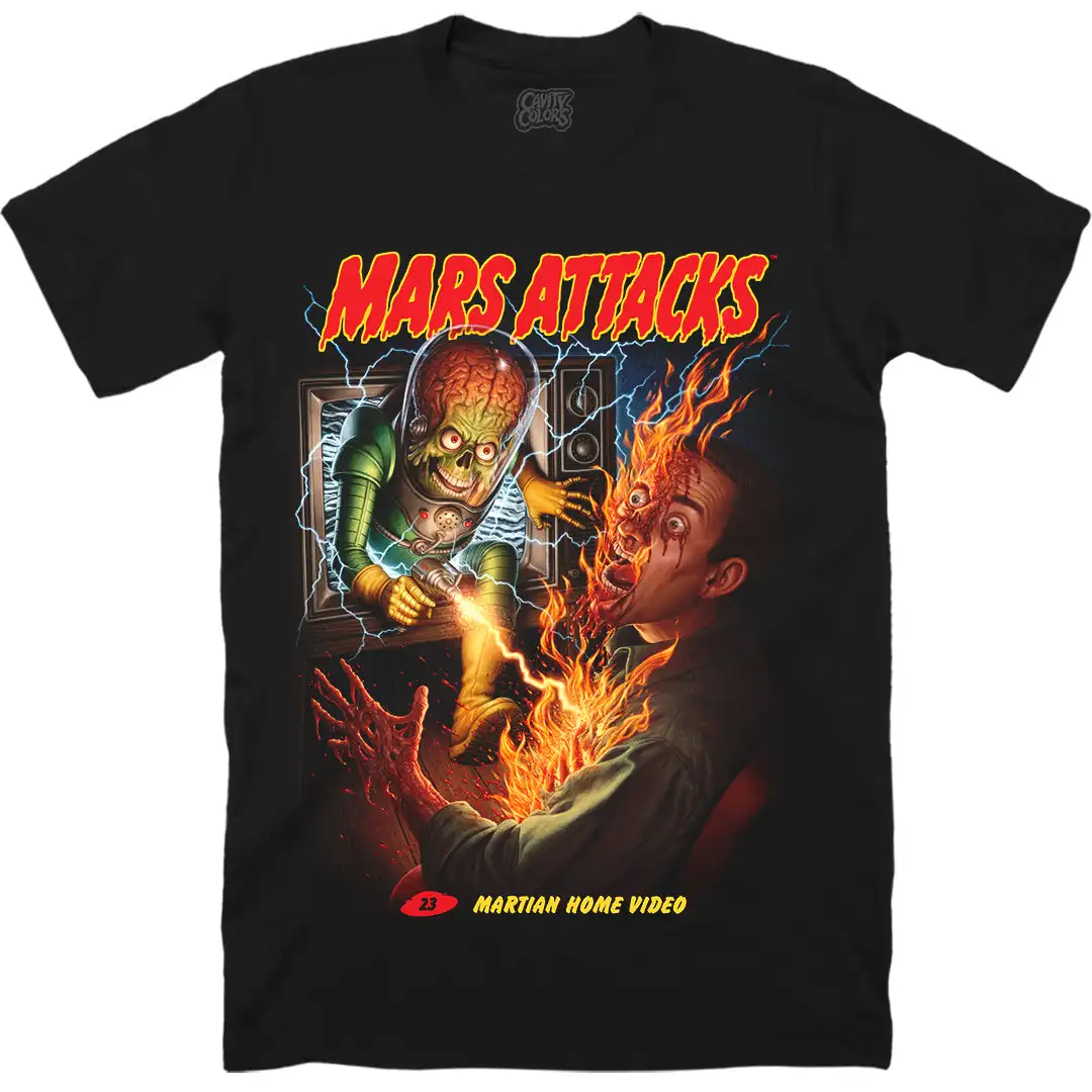 MARS ATTACKS: МАРТИАН ДОМАШНЯЯ ВИДЕО - ФУТБОЛКА