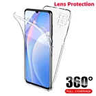 Защитный чехол для объектива 360 для Xiaomi 11T Pro Redmi Note 10 Pro 10S 9T 9AT 9C NFC, безкорпусный ПК + Силиконовый чехол Poco X3 NFC M3 M4 Pro