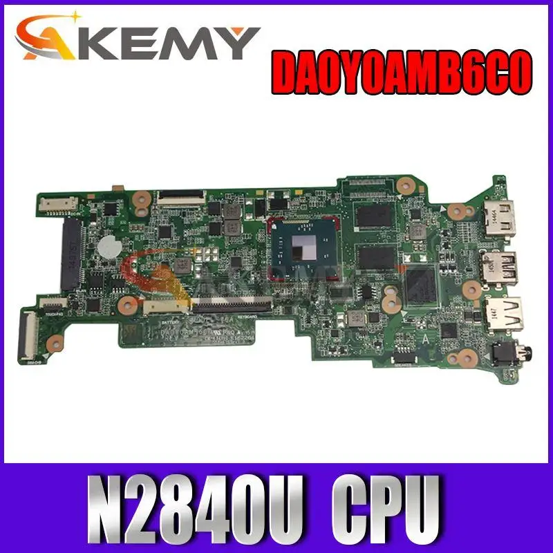 DA0Y0AMB6C0 для HP Stream Pro 11 материнская плата ноутбука 803188-001 803257-001 W/ Celeron N2840 2 16 ГГц
