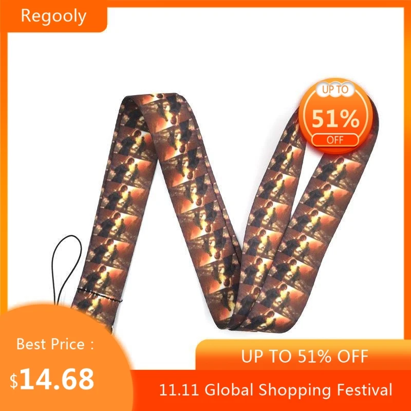 

30pcs The Last of Us Lanyard Keys Phone Holder Funny Neck Strap With Keyring ID Card DIY Animal webbings ribbons Hang Rope