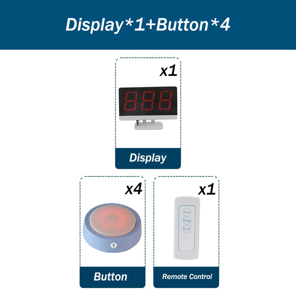 Викторина, зуммер, 4 цвета, 3 режима
