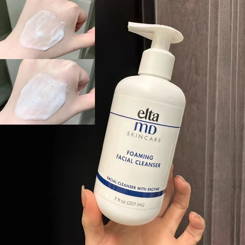 

Elta MD Amino Acid Foaming Cleanser 207ml Deep Cleansing Gentle Makeup Remover Cleanser Oil Control Refreshing Exfoliating Cream