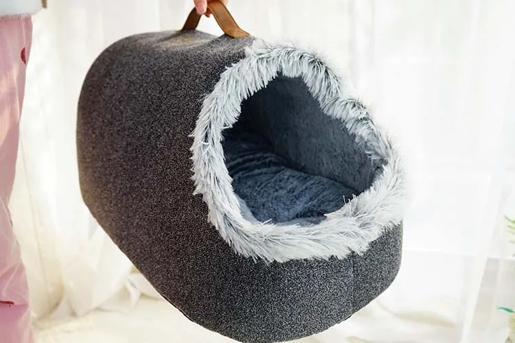 Кровать для кошки домашних животных переносная мягкая кровать кошек стирающаяся