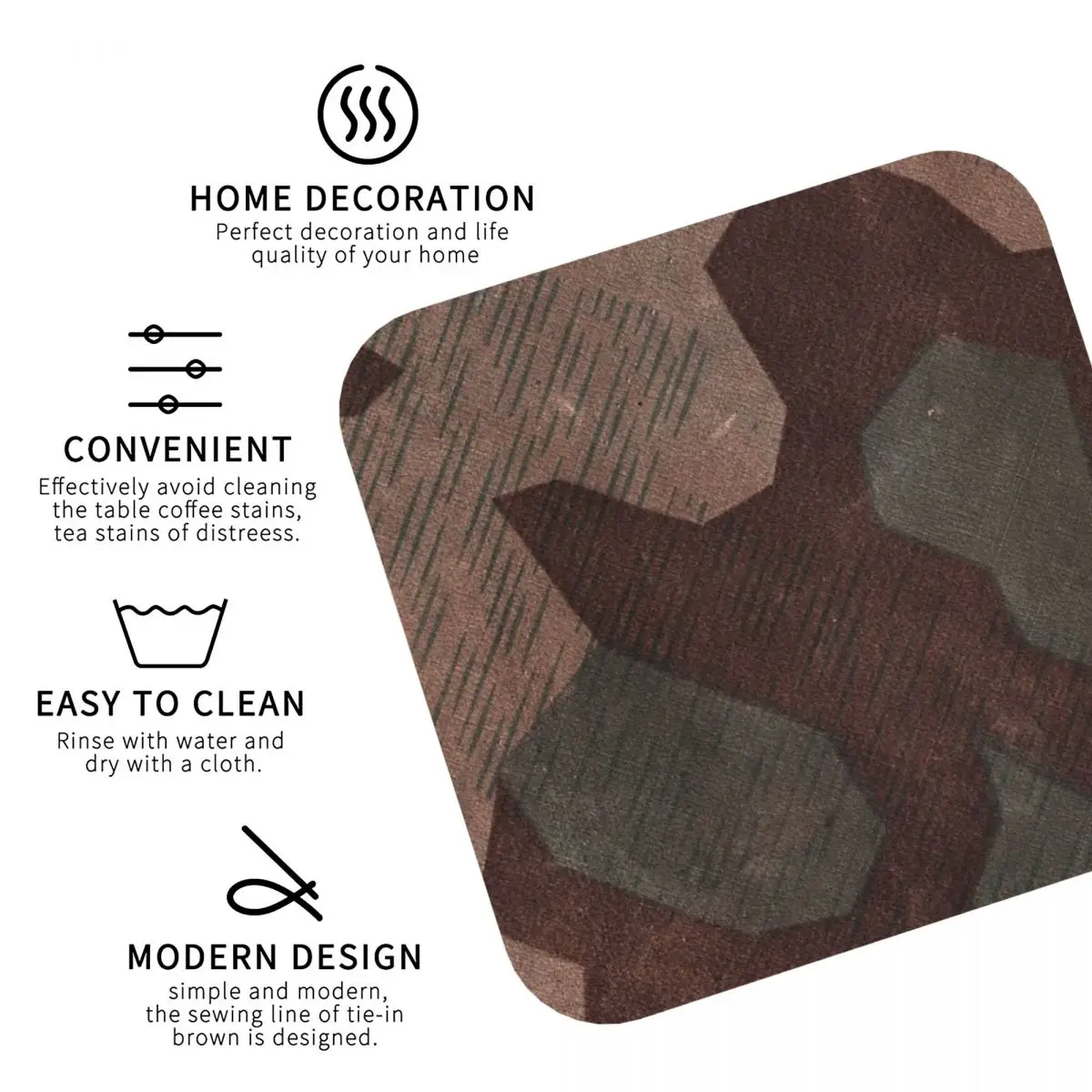 Splintertarn немецкие камуфляжные подставки кухонные салфетки изоляционные коврики