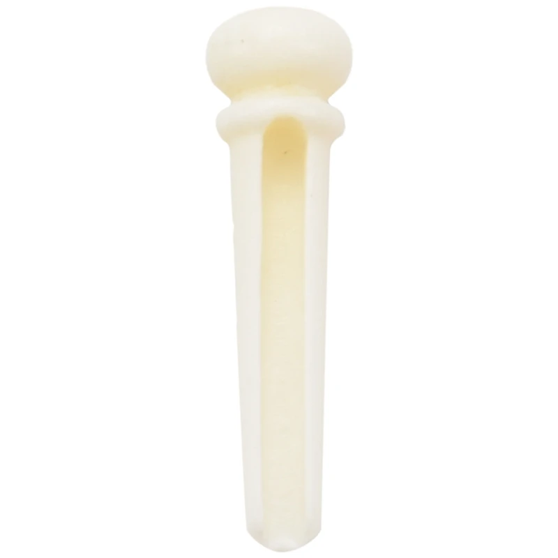

6Pcs Real Bone Material Acoustic Guitar Bridge Pins With Pearl Shell Dot