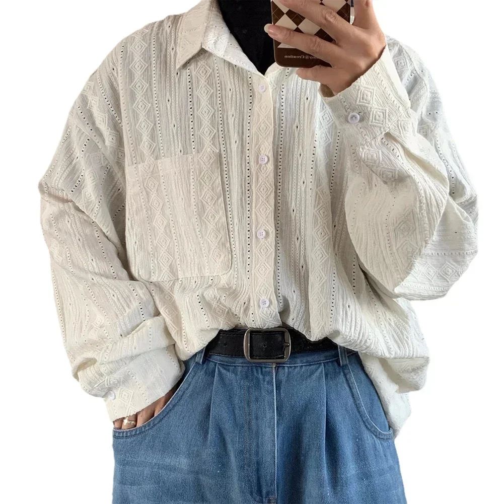 Осень-зима 2023 красивая уличная повседневная свободная однотонная вельветовая