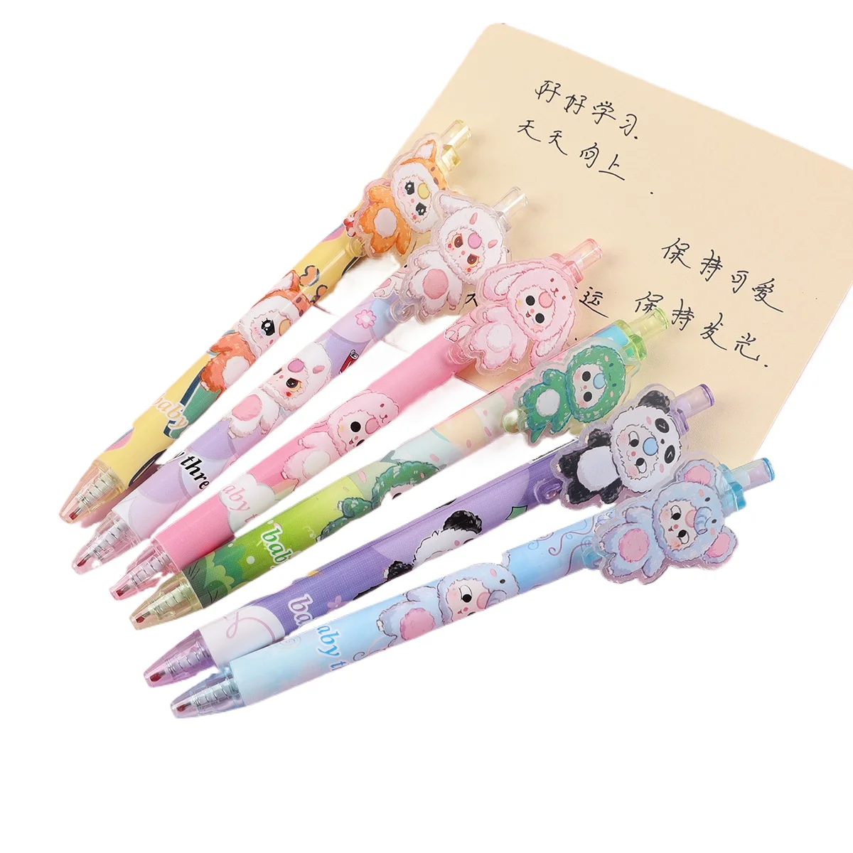 

MINISO Мультяшные гелевые ручки 6 шт.