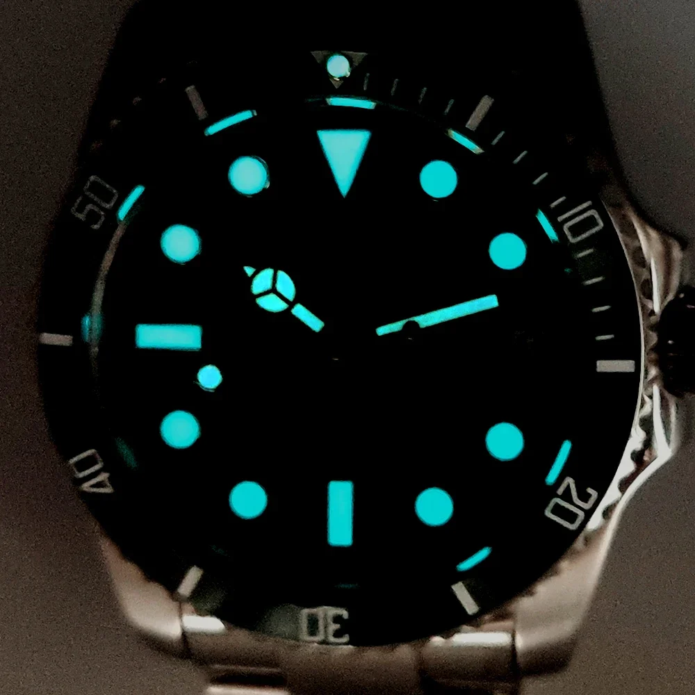 Мужские классические деловые механические часы DEBERT 36 мм NH35a с автоматическим