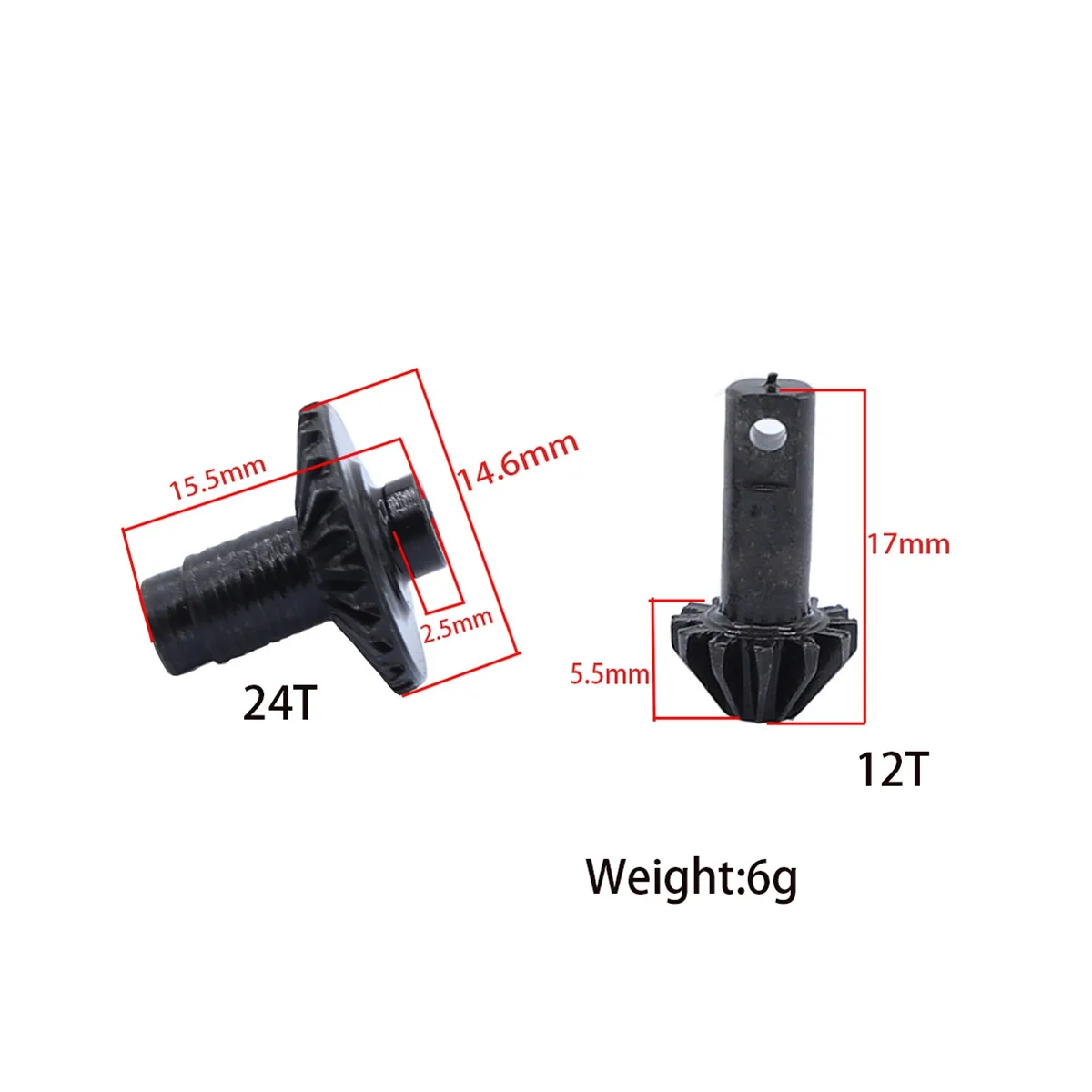 4 шт. стальной передний и задний мост, комплект зубчатых передач 12T 24T 9777 для Traxxas TRX4M 1/18 RC Гусеничный автомобиль, детали для модернизации