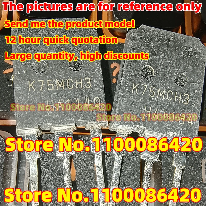 Оригинальный дисплей K75MCH3 DSEC60-04A 65F6080 65F6080A IPW65R080CFD, 20/10/5 шт.