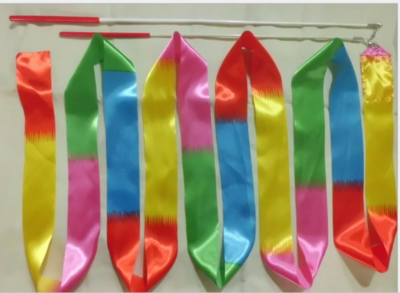 500 шт. цветная лента для танцев в спортзале 4 м |