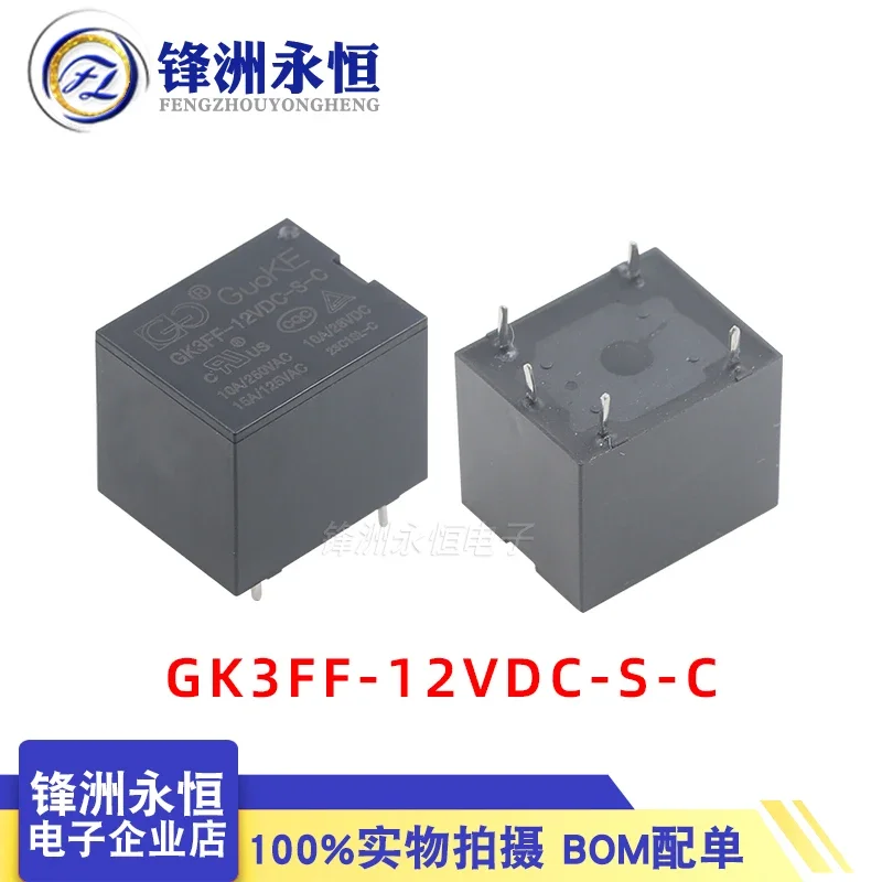 GK3FF-5VDC 12VDC 24VDC-S-C Оригинальное реле 5-контактное 10A/250V