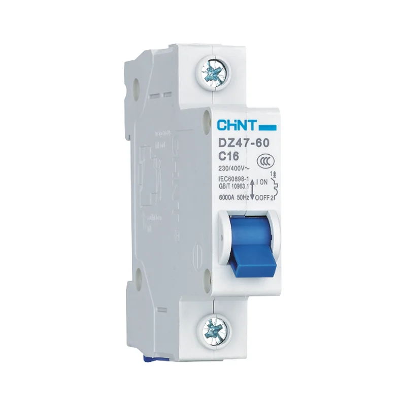 

CHINT DZ47-60 1/2/3/4P AC 230/400V breaker C 1 2 3 4 5 6 10 15 16 20 25 32 40 50 60A type C Short circuit protector