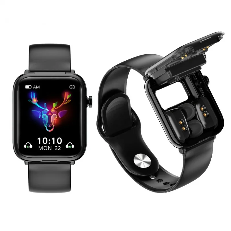 

High Quality Life Business Assistant X8 Tws Wireless Earbuds Smart Watch 2 In 1 Headset Multiple Watch