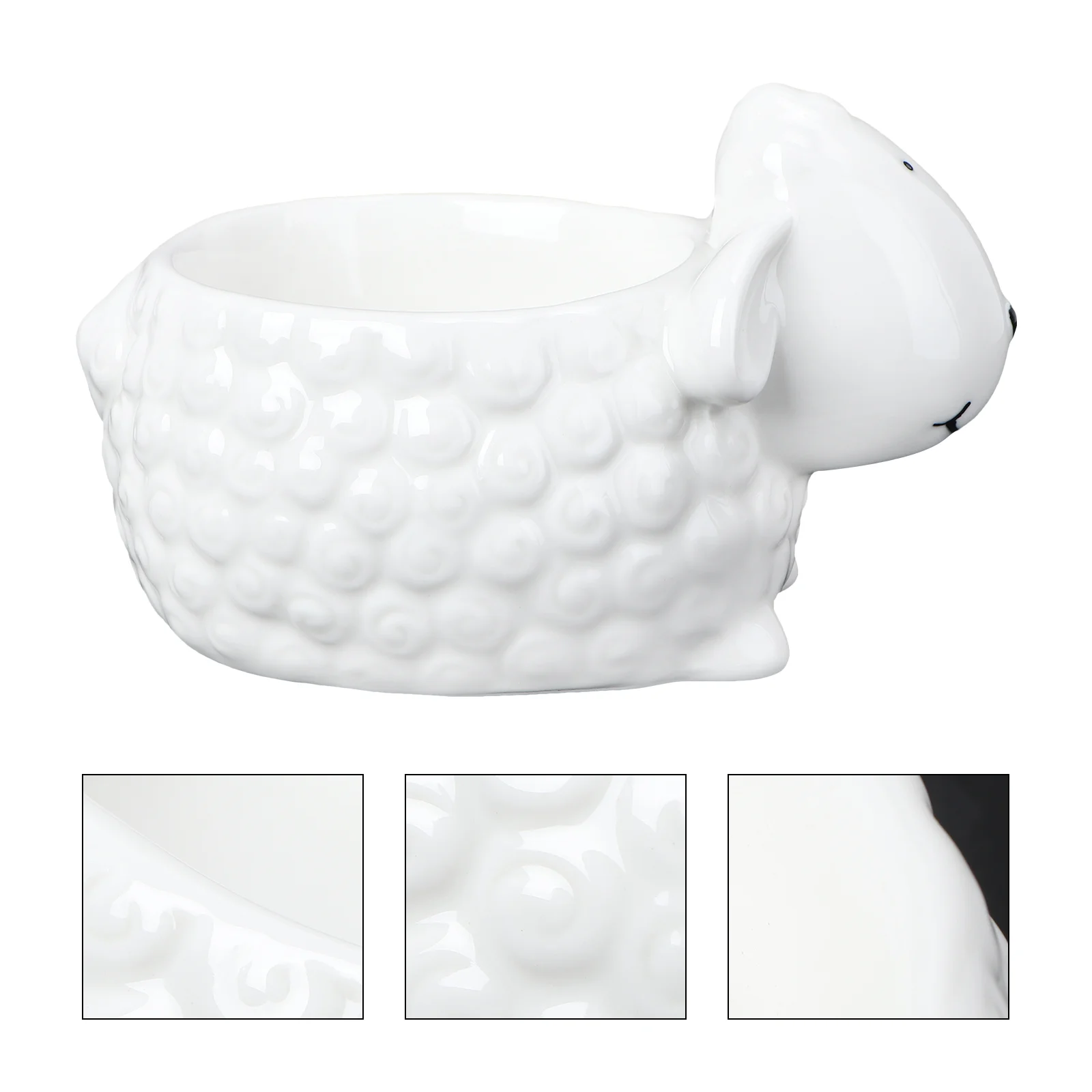 

1PC Creative Ceramic Bowl Household Tableware Assisted Bowl )