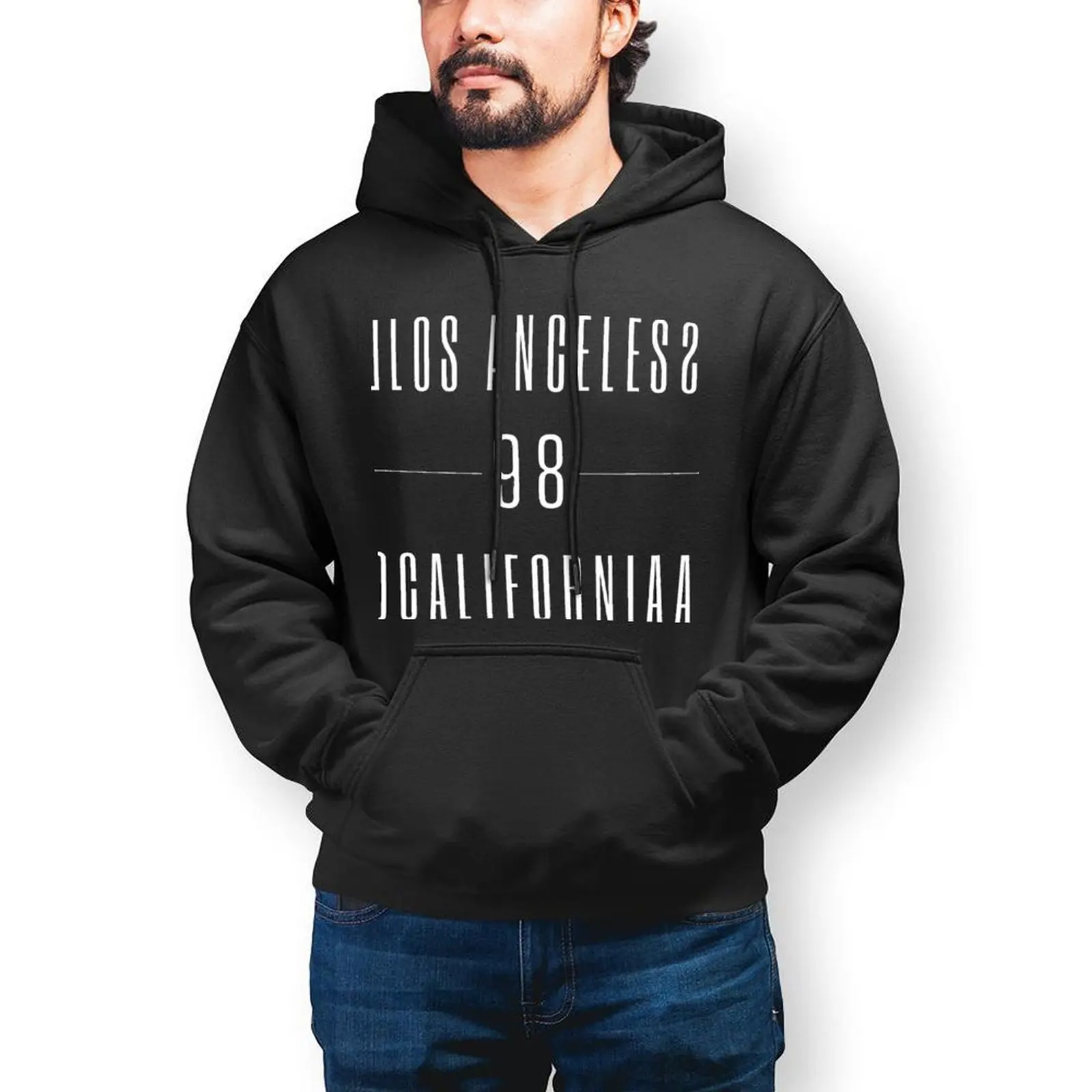 

Los Angeles 98 Casual Hoodies California Funny Cotton Sweatshirts Spring Long Sleeve Outerwear Oversized Hoodie Birthday Gift