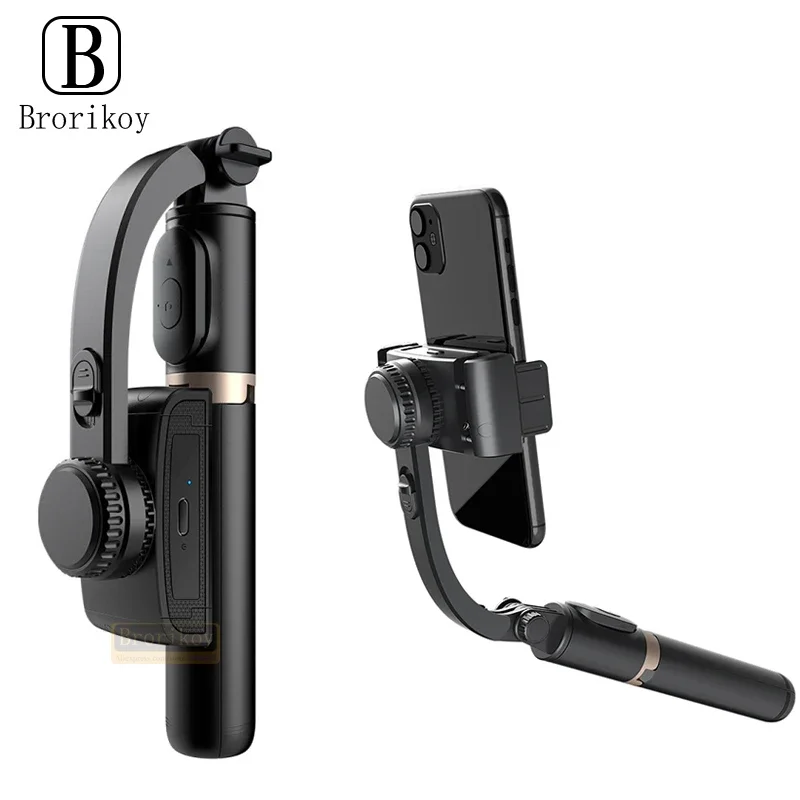 

Селфи-Палка с Bluetooth, Ручной Стабилизатор с подсветкой, регулируемая подставка для смартфонов iPhone, Huawei, IOS, Android