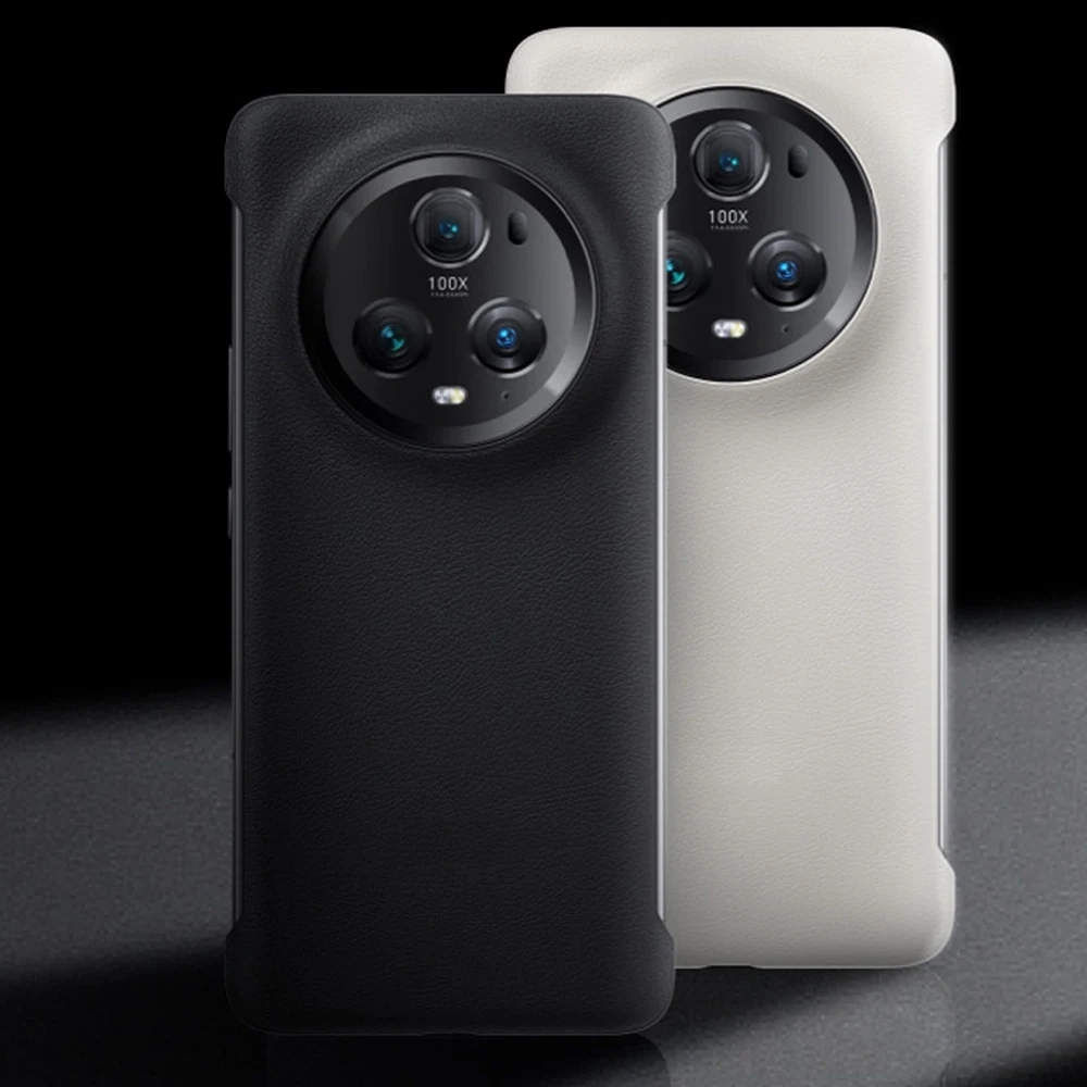 Оригинальный чехол для Huawei Honor Magic 5 Pro из искусственной кожи с перекрестной