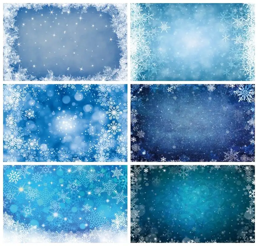 

Laeacco White Snowflake Sequins Light Bokeh Winter Christmas Birthday Photo Background Photographic Backdrop For Photo Studio