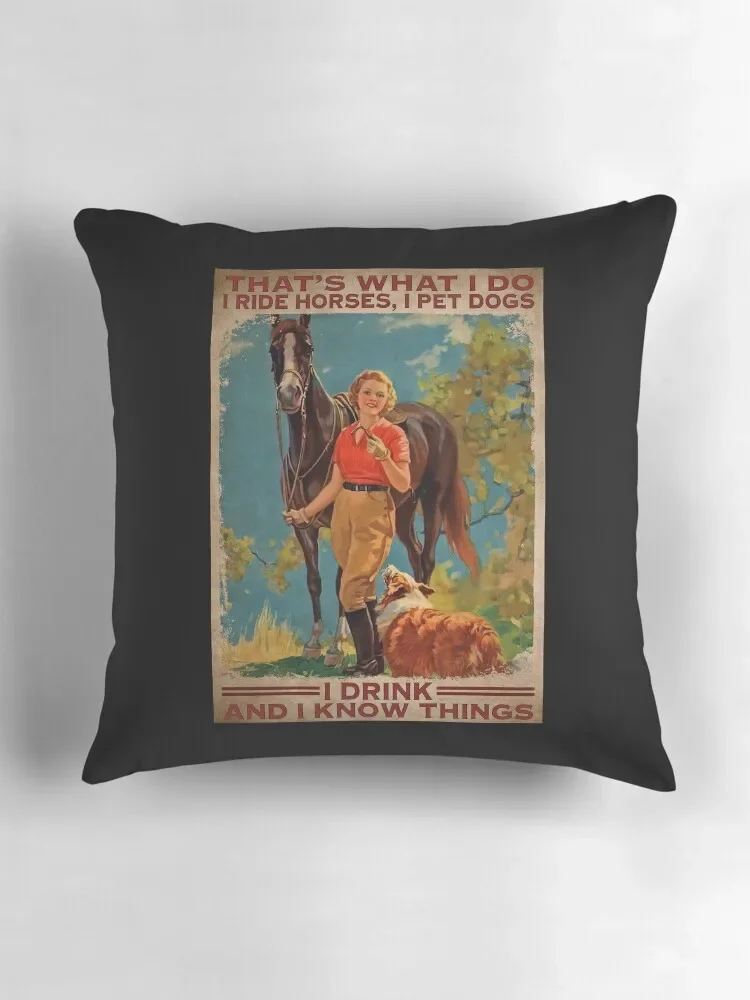 Вот чем я делаю катаюсь на лошадях собак напитки и знаю вещи верховая езда