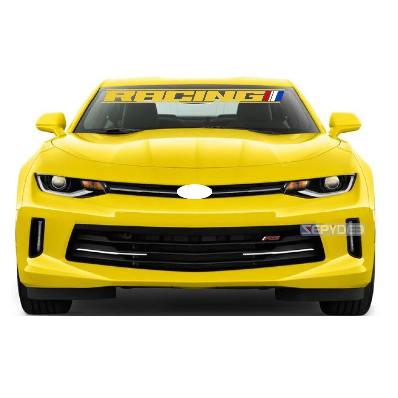 Автомобильная наклейка на лобовое стекло гоночный Спорт Стайлинг заднее