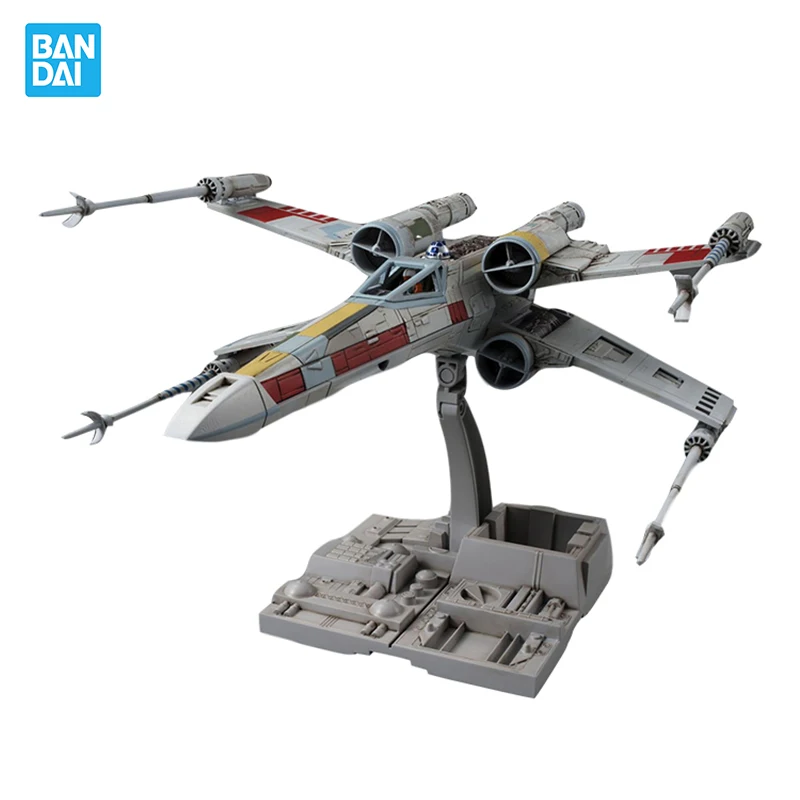 

Фигурка Bandai блоки из аниме «Звездные войны», 1/72 X-wing starfighting, оригинальная Сборная модель автомобиля, экшн-фигурка, игрушки для детей