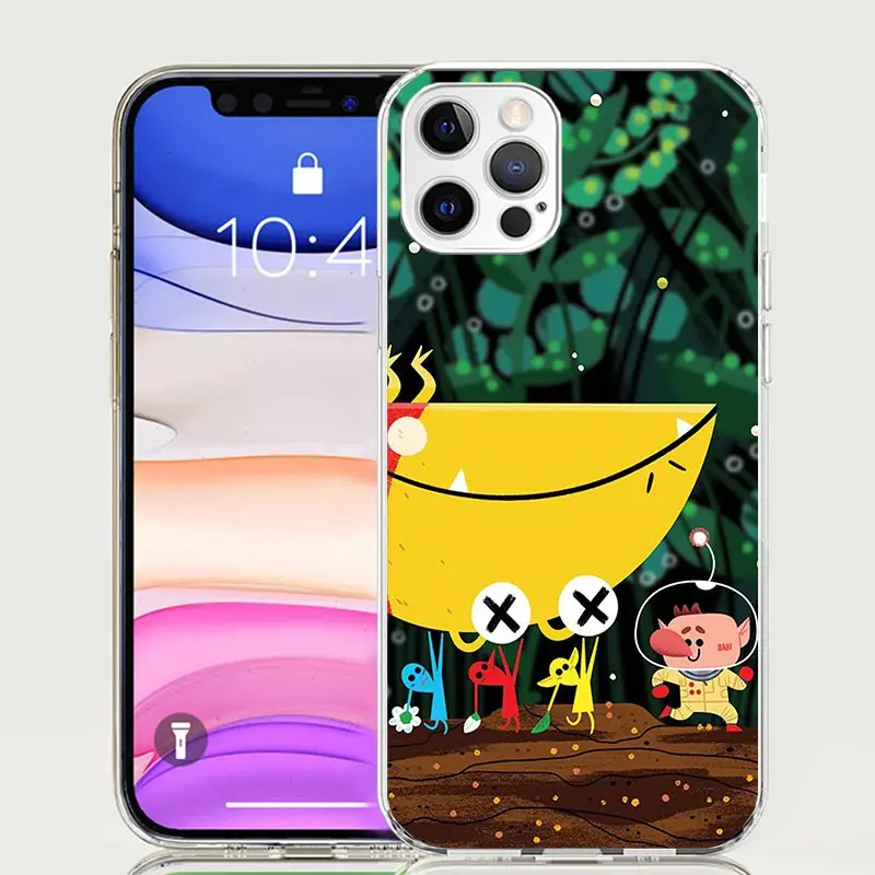Чехол для телефона Game P-PikminS 4 для Apple iPhone 17 16 15 14 Plus 13 12 Pro Max 11 17E 16E 7 SE 8 + SE 2020 Trend Fundas 17 Ai (art.: 3920d2b54592d) - 3920d2b54592d