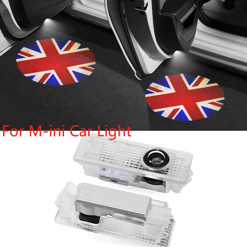

2Pcs LED Car Door Logo Light Projector Welcome Shadow Lamp for Mini Cooper One S JCW R52 R55 R56 R58 R59 R60 F55 F56 F60
