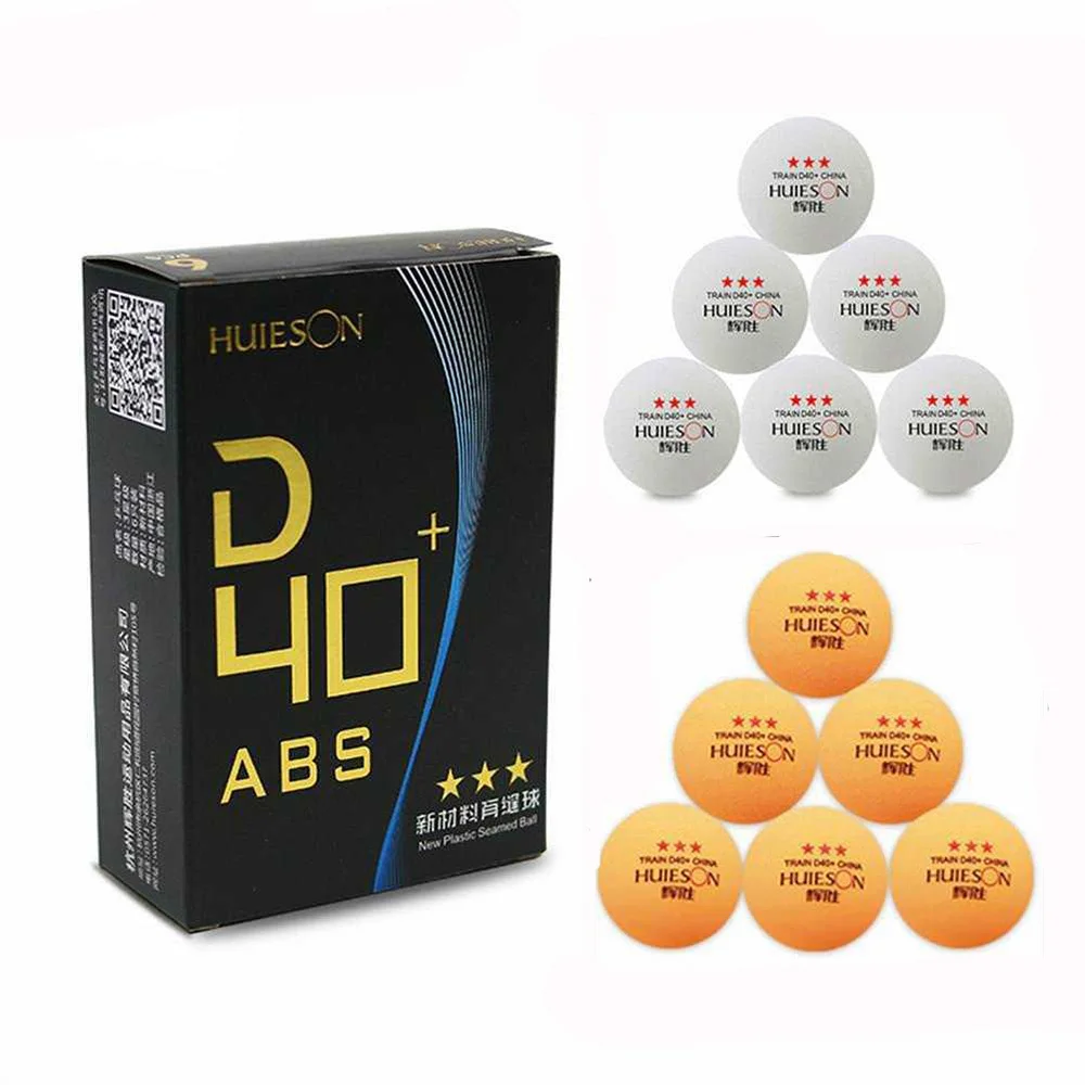 Мячи для пинг-понга из АБС-пластика 40 мм 6 шт. | Спорт и развлечения