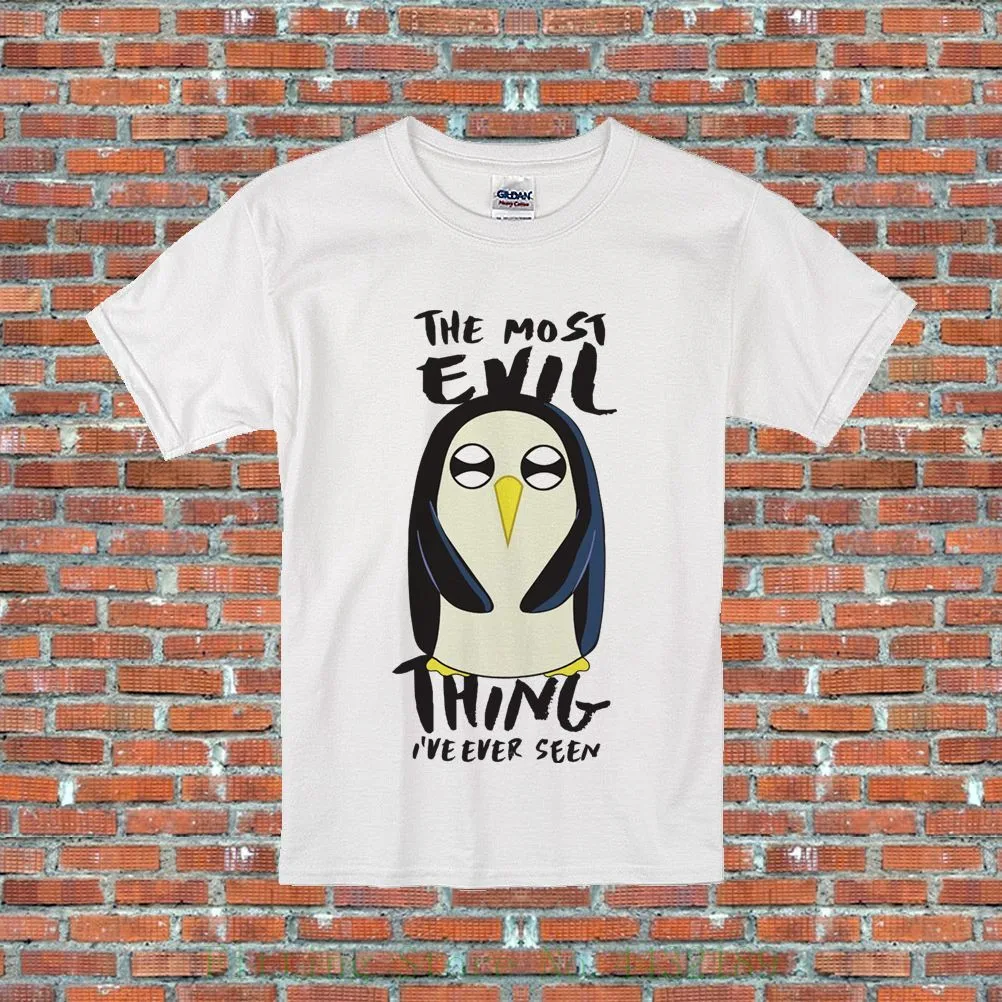 

The Most Evil Gunter Adventure Time Penguin Tv Show Inspired T Shirt S 2Xl Men Casual Short Sleeve T Shirts