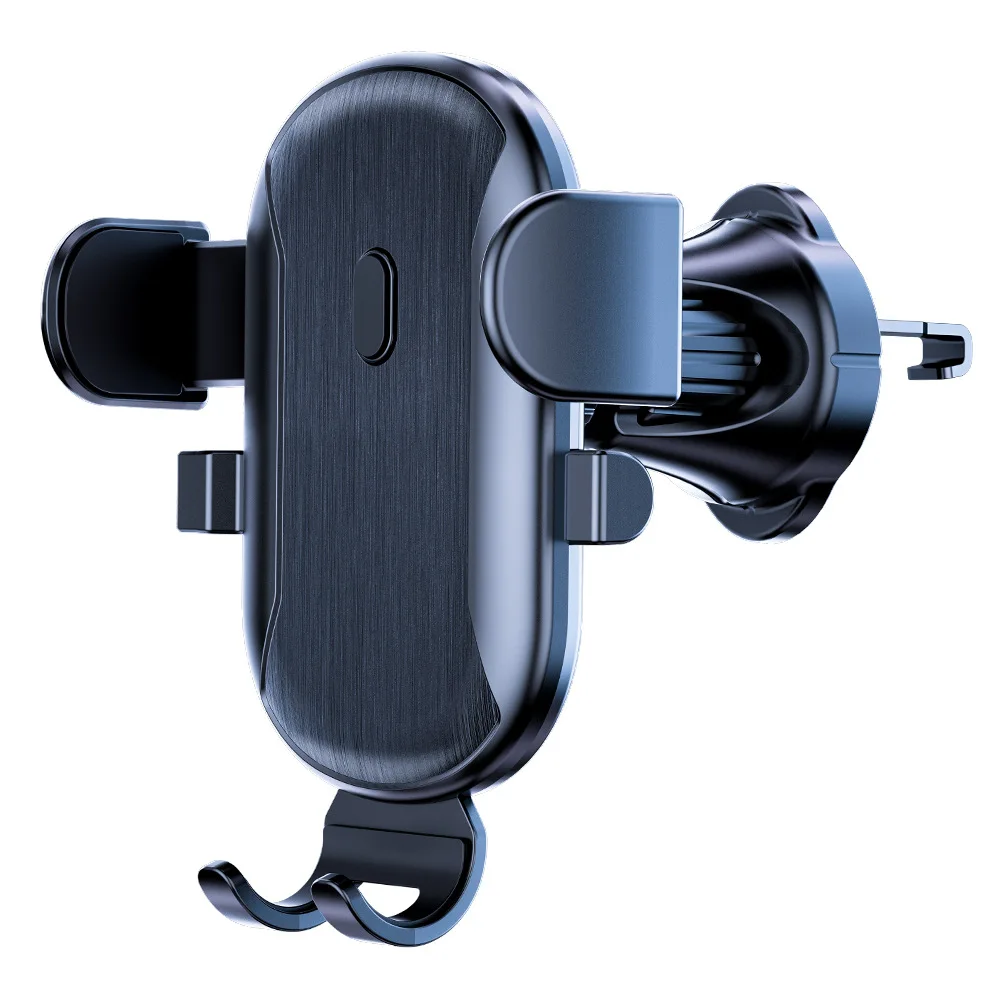 

Автомобильный держатель для телефона, обновленный универсальный держатель для телефона с автоматической блокировкой 2025 и зажимом-крючком для автомобильного вентиляционного отверстия для iPhone Samsung
