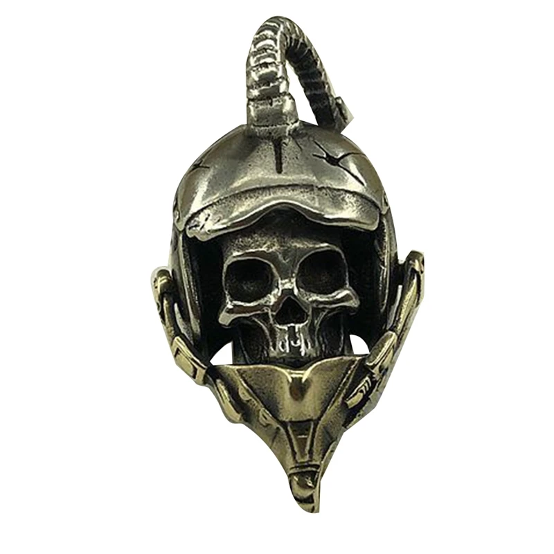 

Новый латунный нож-скелет, бусины, Плетеный шнурок, подвеска «сделай сам», аксессуары для повседневного использования, уличный инструмент, предметы подвески