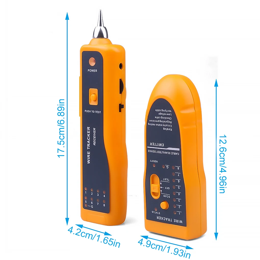 

Electric Line Maintenance Detector Tool Telephone Wire Tracker Network Electricity Cable Tester Finder