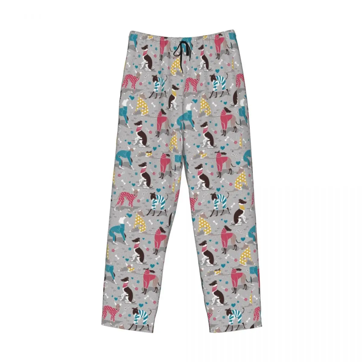 Мужские пижамные штаны Whippet Greyhounds Dogwalk с принтом Dog Sihthound одежда для сна животными